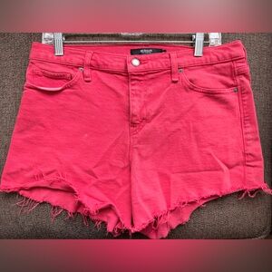 Hudson Jeans Red Denim Women Shorts
